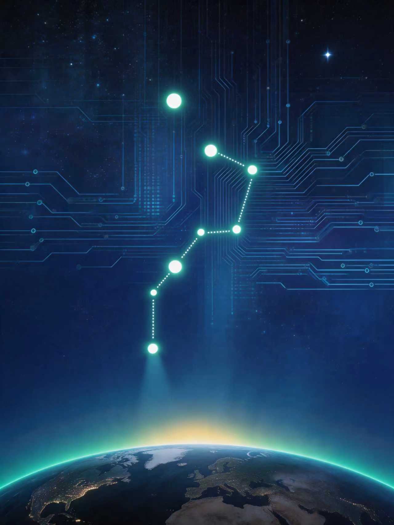 Offmap-X · 星图指向地球